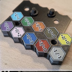 Buffer Counter / Token / Marker with Storage Box compatible with Magic (MtG) -|| 3D printed Accessories for MtG