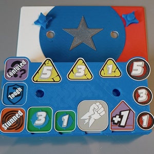 Fichas/Tokens para Marvel Champions || Reemplazo de Token/Contador/Kit de Mejora de Token (Hecho por fans - No oficial) imagen 5