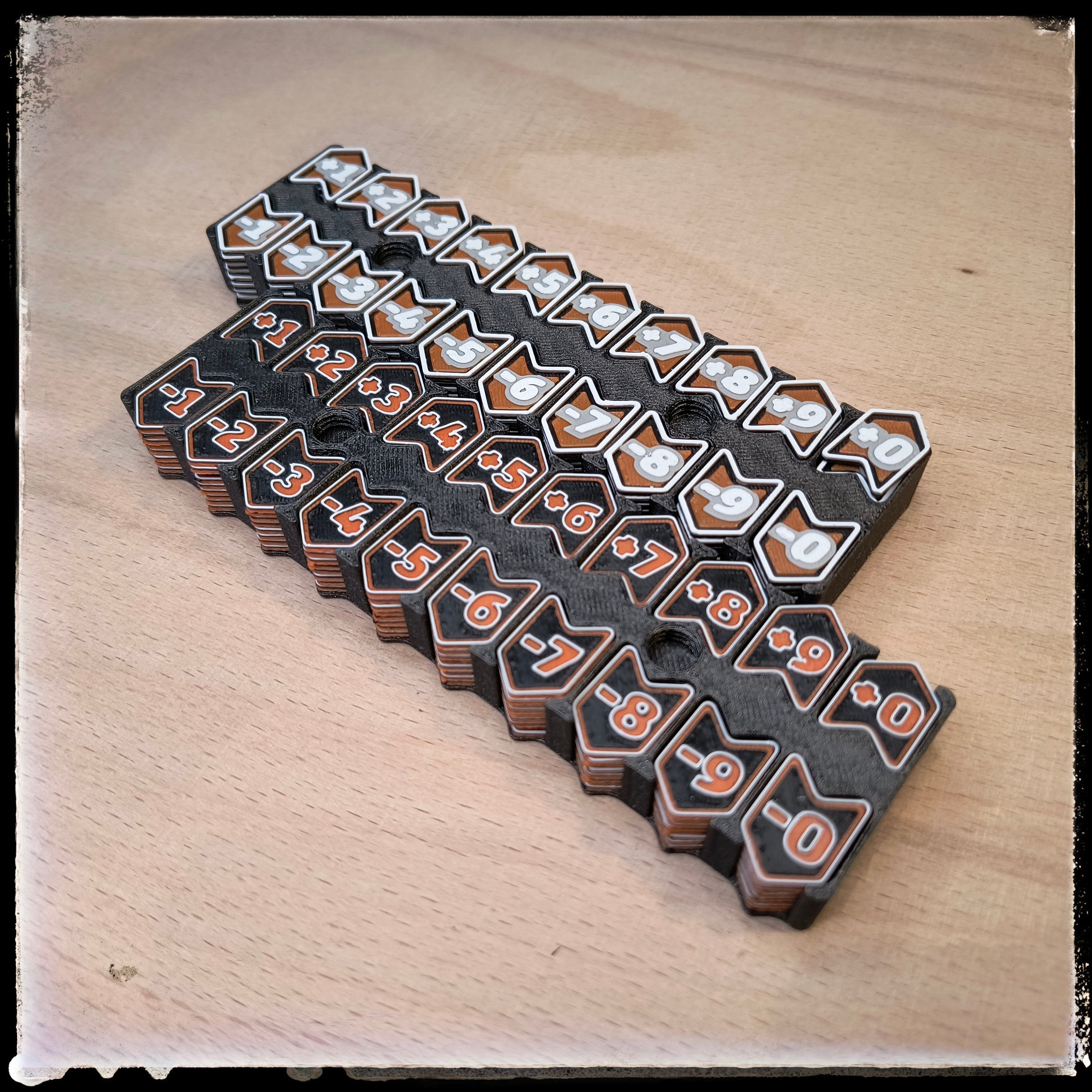 MTG Modular Buff Counter Set (160) – 3d-printed With Storage Box