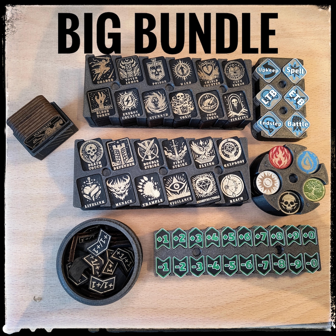 Bundle Ability Counter / Buffer Counter / +1+1 Counter With Storage Box ...