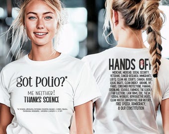 Hands Off Democracy T-Shirt: Activist Political Protest Tee