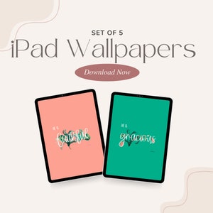 Attributes of God Wallpaper | Set of 5 iPad Wallpapers | Wallpapers for iPad | Digital Download | Christian Art | iPad Wallpaper Pack