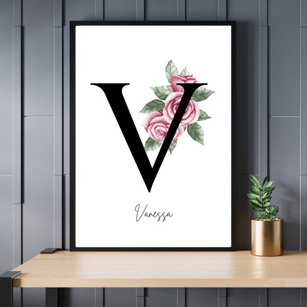 Personalisiertes Poster I NAME I ROSEN