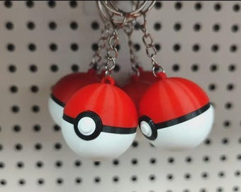 Pokeball-Schlüsselanhänger – 3D-gedruckt für echte Pokemon-Fans!