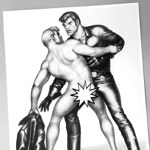 Tom Of Finland Art Photograph Gay Couple Gift
