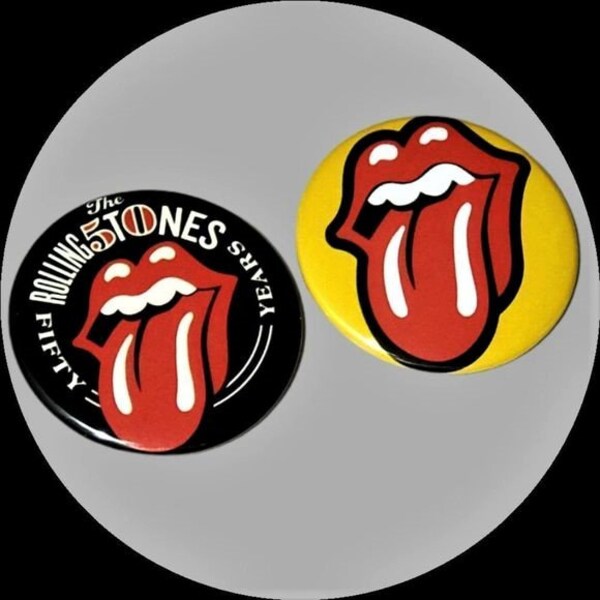 The Rolling Stones Fridge Magnet Set Red Tongue Logo Mick Jagger Home Decor