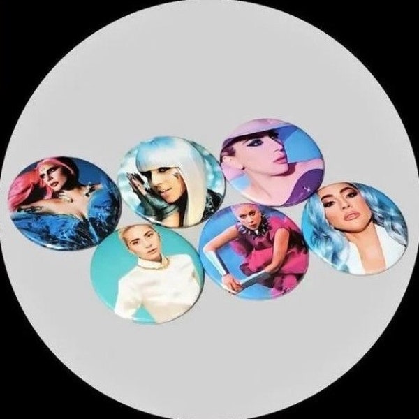 Lady Gaga Button Pin Collection Born This Way