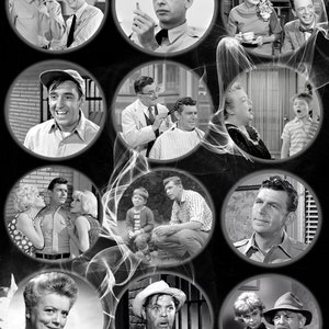 The Andy Griffith Show Button Pins Retro TV Pinbacks Don Knotts Button