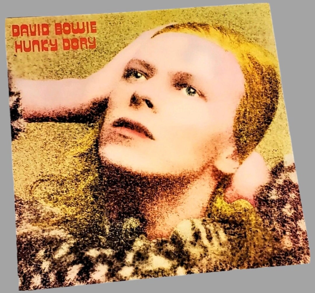 David Bowie Poster Hunky Dory Album Cover Bowie Wall Poster Etsy