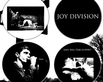 Goth Music Magnets Joy Division Magnet Set New Wave Punk 80s Music Gift Music Magnets New Wave Music Art Handmade Magnets Music Lover Gift