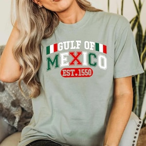 T-shirt Golfe du Mexique Comfort Colors®, T-shirt unisexe patriotique, T-shirt américain Golfe du Mexique, T-shirt American Pride patriotique, T-shirt amoureux des cartes