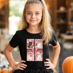 Halloween Girls Ghost Shirt, Cute Toddler Halloween Shirt, Boo Girls Shirt, Halloween Shirts for Youth Girls, Halloween Girl Sweatshirt