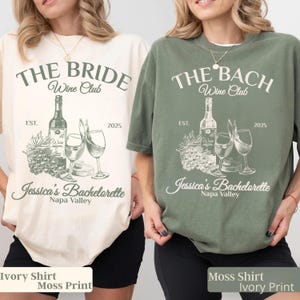 Wine Club Bachelorette Shirts Winery Bachelorette Party Shirts Wine Before Vows Bach Custom Location Bachelorette Comfort Colors Shirts