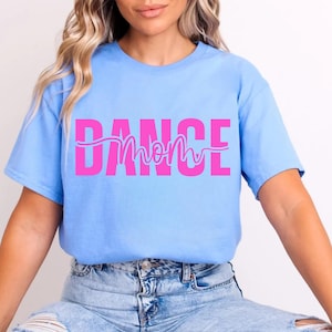 Comfort Colors® Coquette Dance Mom Shirt, Dance Mom Tee, Ballet Mom Gift, Dance Mama Shirt, Ballet Mom T-shirt, Gift for Dance Mom, Cute Tee