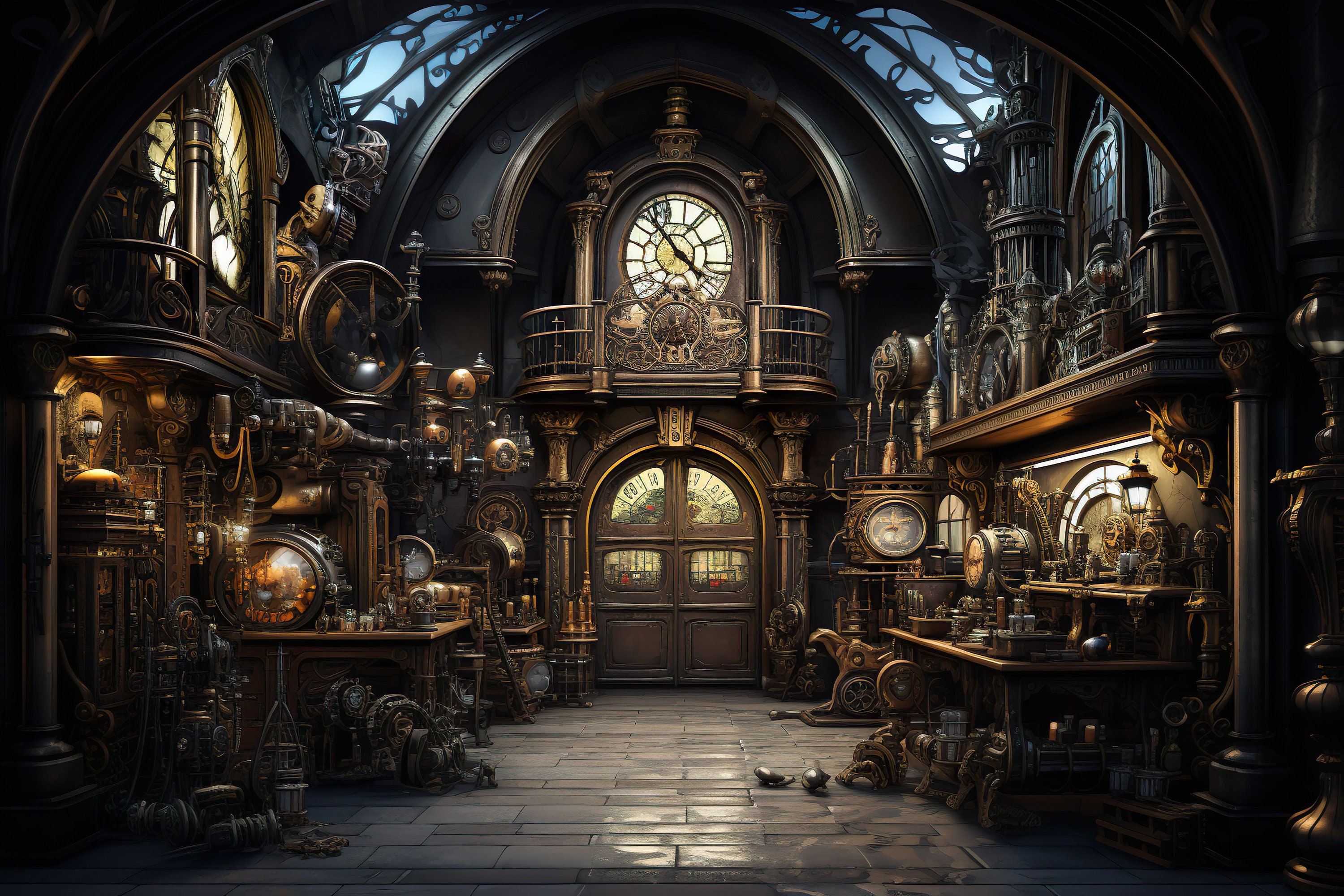 Steampunk City Crazy City 3 - Etsy