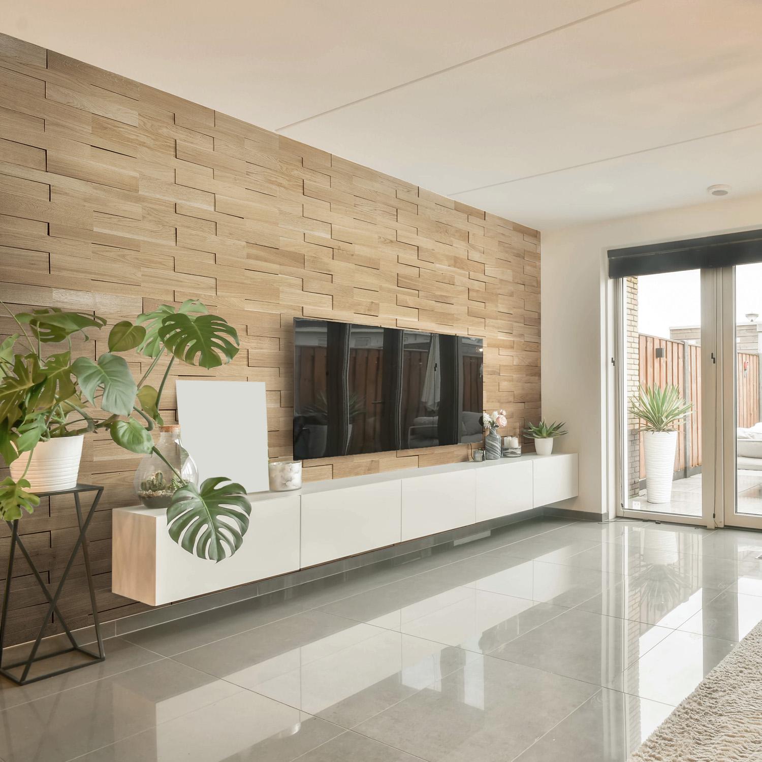 Oak Wood 3D Wall Panel "ozo Mini" - Etsy UK