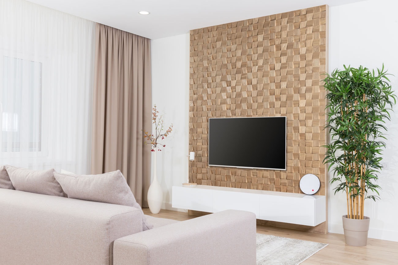 Oak Wood 3D Wall Panel "dominus" - Etsy