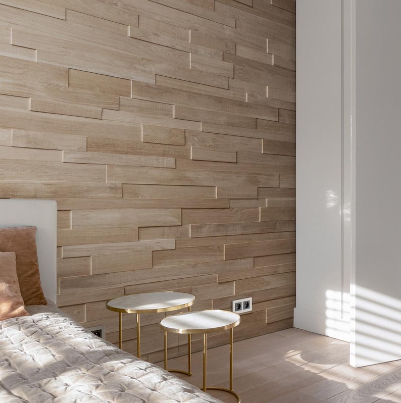 Oak Wood 3D Wall Panel "ozo" - Etsy UK