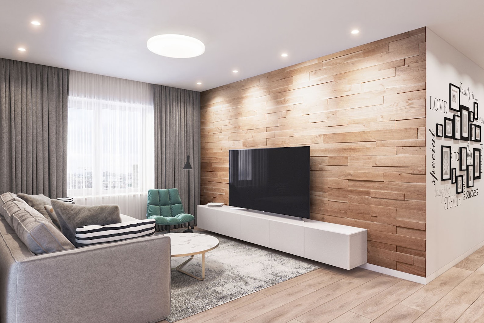Oak Wood 3D Wall Panel "ozo" - Etsy UK