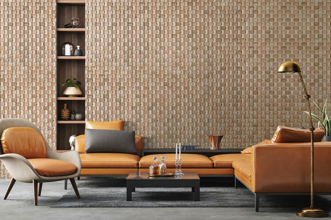 Oak Wood 3D Wall Panel "rubato" - Etsy UK