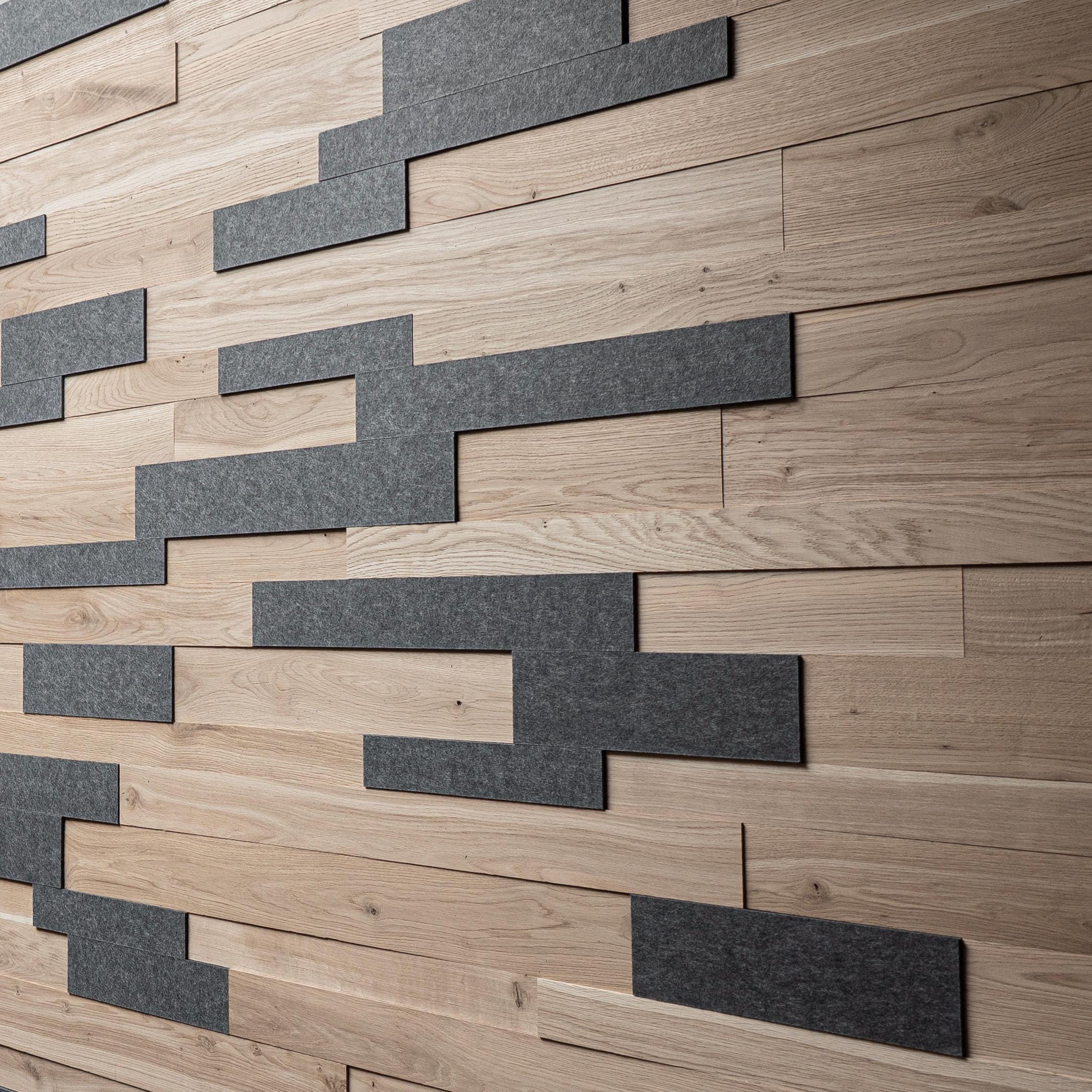 Acoustic Wall Panels – 3D Oak Wood Decorative Wall Design - Etsy UK