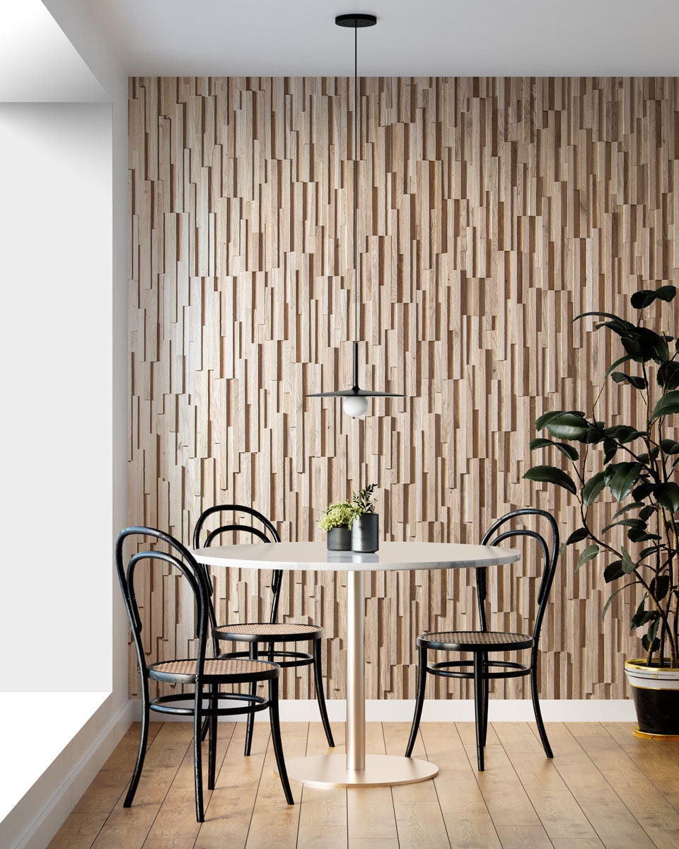 Oak Wood 3D Wall Panel "correctus" - Etsy UK