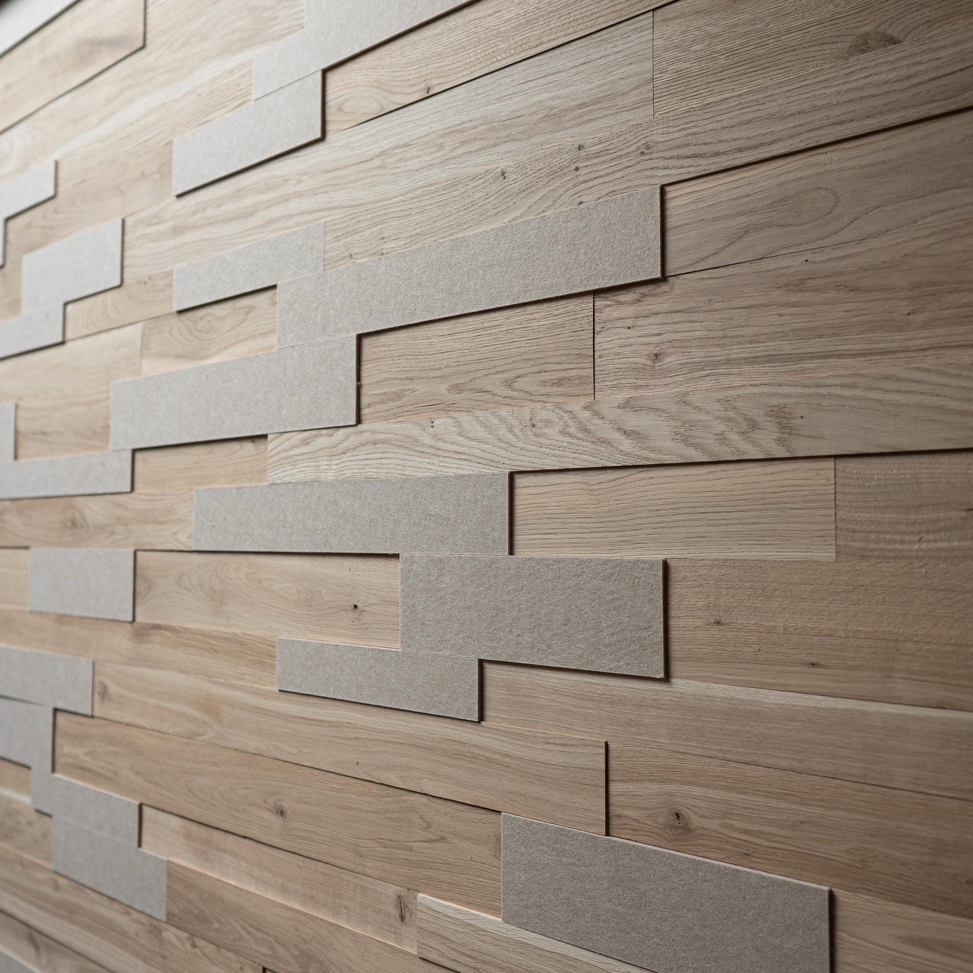 Acoustic Wall Panels – 3D Oak Wood Decorative Wall Design - Etsy UK