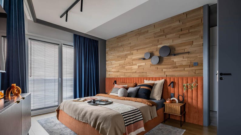 Oak Wood Wall Panel, 3D Rustic Oak Wall Cladding for Interior Design OZO-Rustic image 1