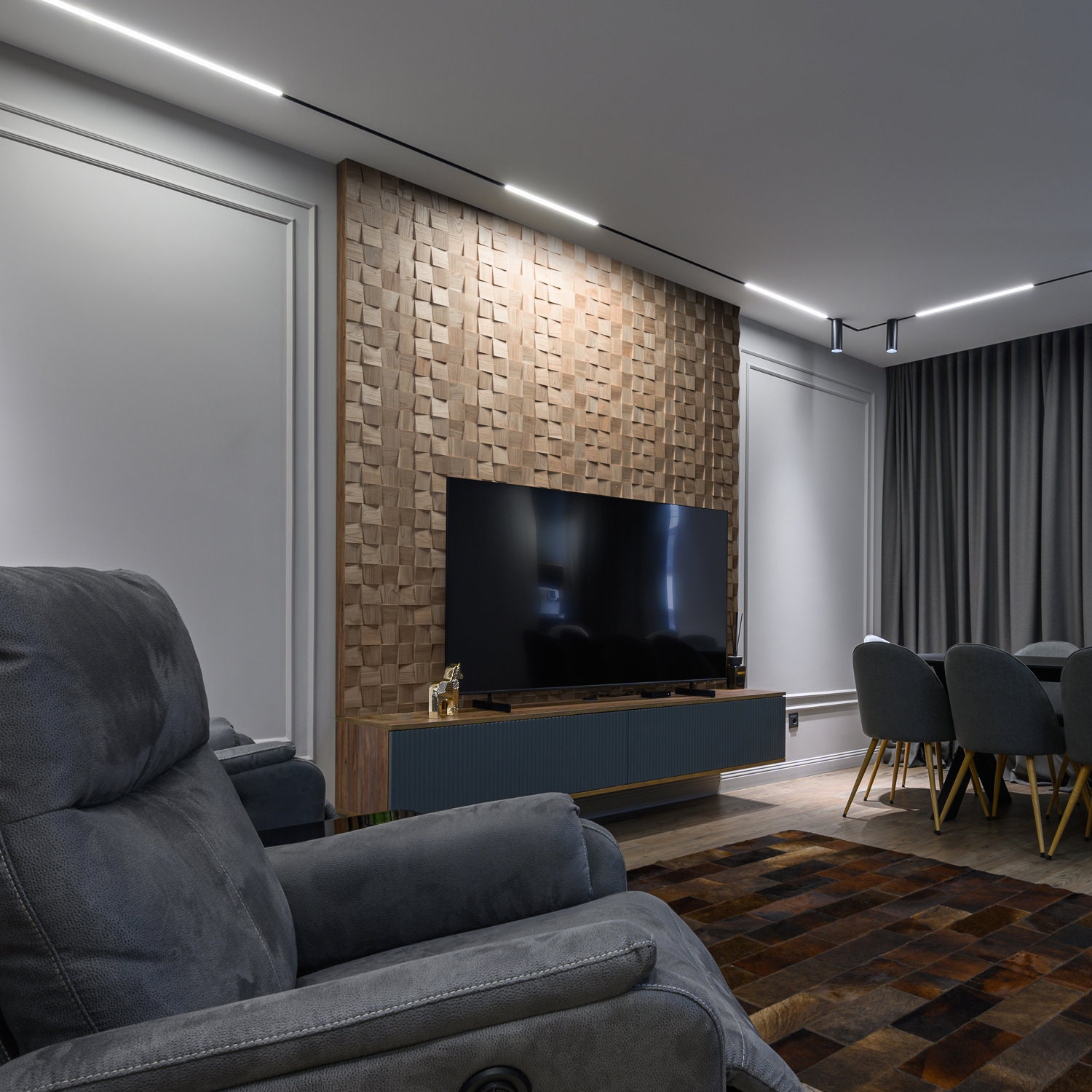 Oak Wood 3D Wall Panel "dominus" - Etsy UK