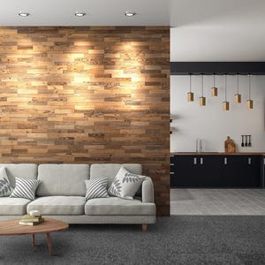 Panel de pared de madera recuperada &quot;Amata&quot;