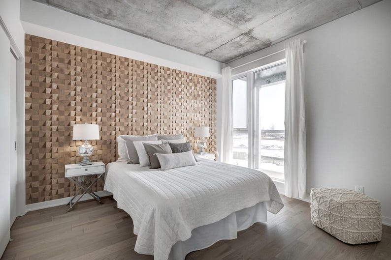 Oak Wood 3D Wall Panel "dominus" - Etsy