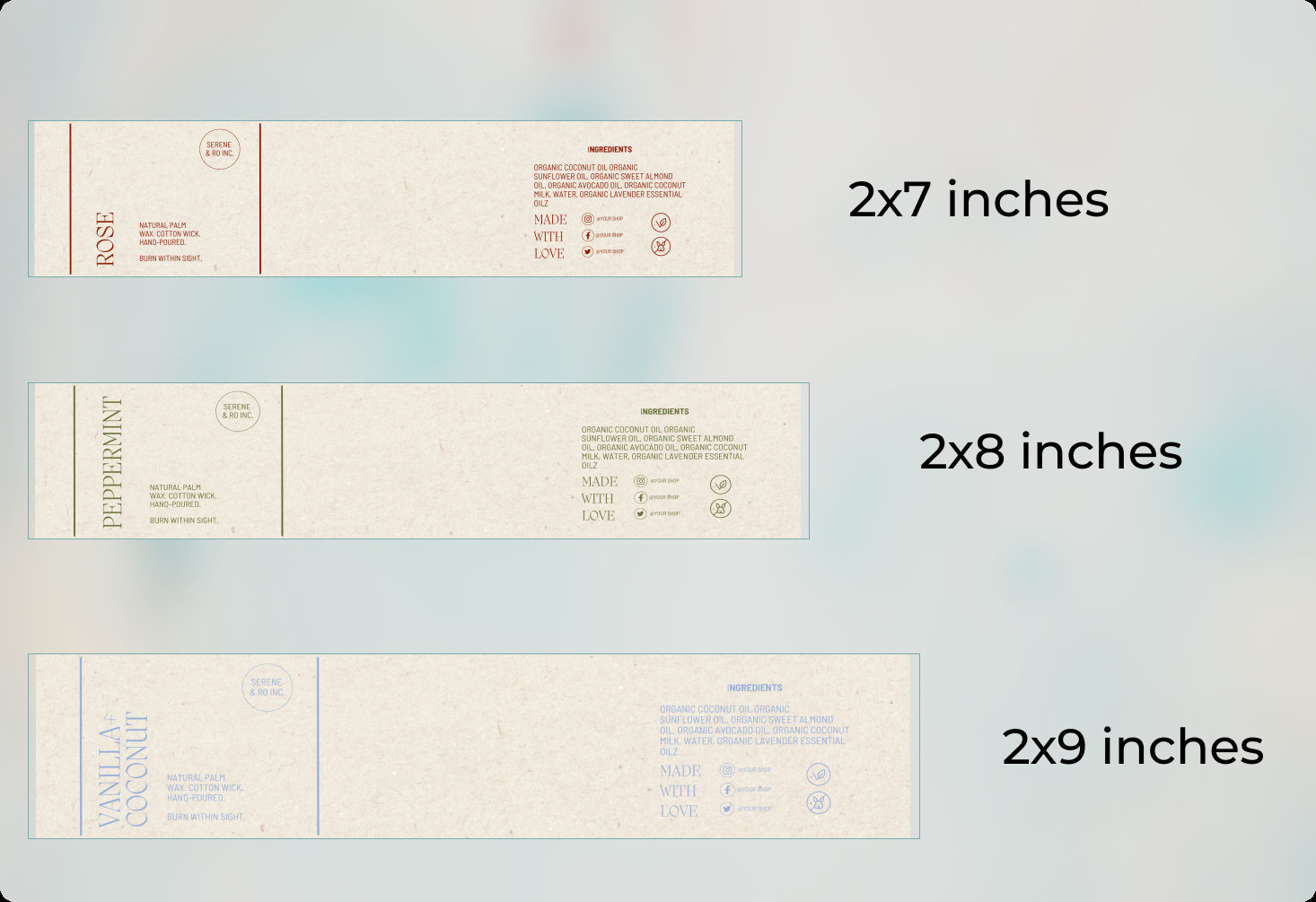 Editable Soap Label Template Canva, Soap Band Template, Soap Bar Labels ...