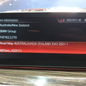Actualización del mapa BMW Australia-NZ Evo 2024 + Código FSC Australia-NZ 2024: ID 5/6