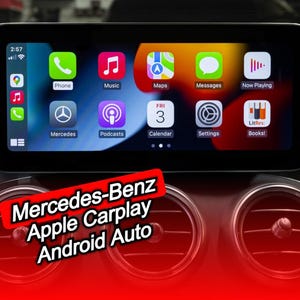 Mercedes Benz Comand NTG 5.5 Audio 5.5 Apple Carplay och Android Auto-aktivering