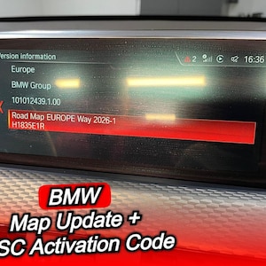 BMW Europe Way 2026 kaartupdate + BMW Europe Way 2026 FSC-activeringscode