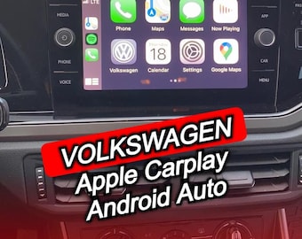 Apple Carplay och Android Auto-aktivering för Volkswagen Golf 7 Passat Polo Amarok Arteon Tiguan T-Cross T-Roc