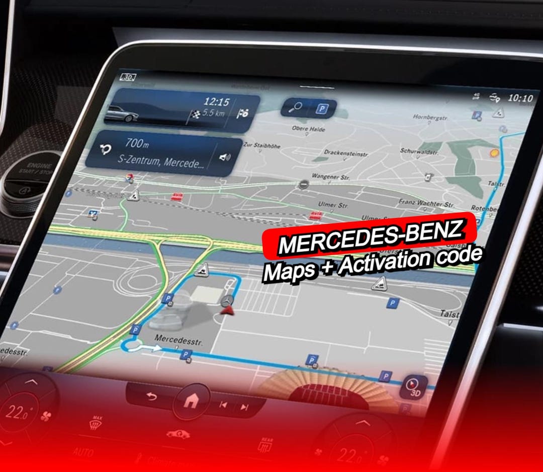 Mercedes Benz Europe Comand NTG 7 Map Update + Activation Code