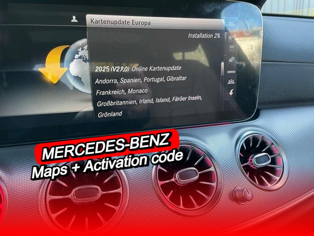thumbnail image 2 of Mercedes-Benz COMAND NTG 5.2 Map Update SD Card V15 2021 - North America, With Activation Code 2 of 6