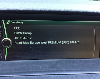 Original BMW Navigationskarten-Update BMW Europe Premium 2024-2 Karte + Premium 2024-2 FSC-Code