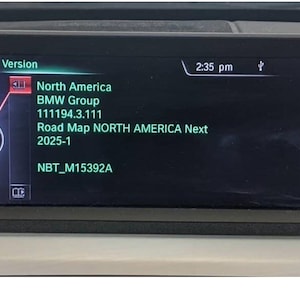 Original BMW Navi Kartenaktualisierung BMW Nordamerika Weiter 2025 Karte + Weiter 2025 FSC Code