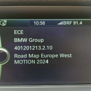 Original BMW Navi Kartenaktualisierung BMW Europa Bewegung 2024-1 Map + Bewegung 2024-1 FSC Code