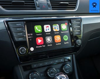 Skoda Apple CarPlay Android Auto Activation (SMARTLINK) for Octavia III Superb III Rapid Kodiaq Karoq