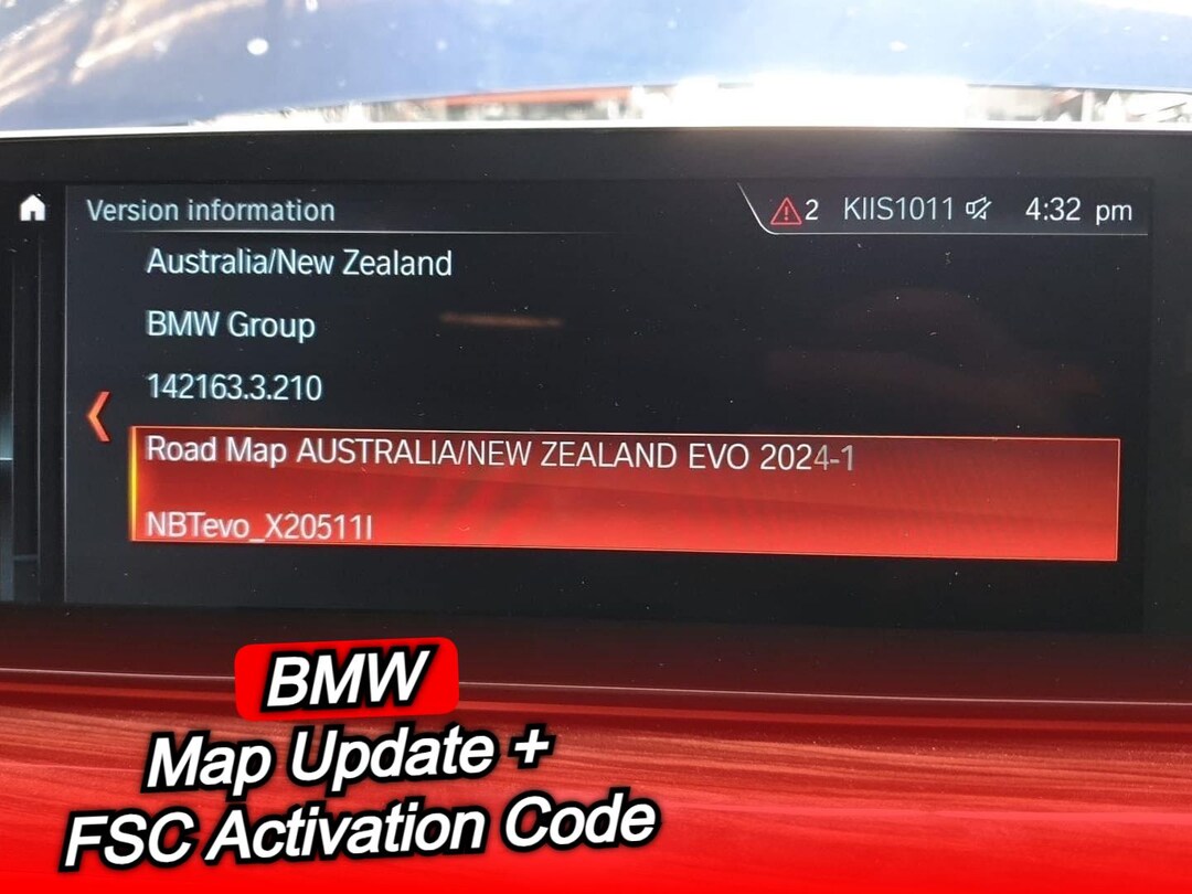 BMW Australia NZ Evo 2024 Map Update + FSC Activation Code (digital ...