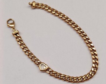 Chopard Happy Diamonds Armband - 18k Gold Panzerglied