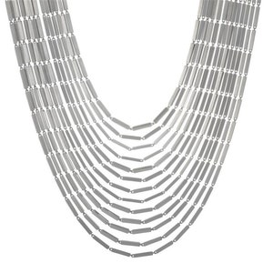 Georg Jensen Aria Necklace: Sterling Silver Multistrand Chain, Model 593B