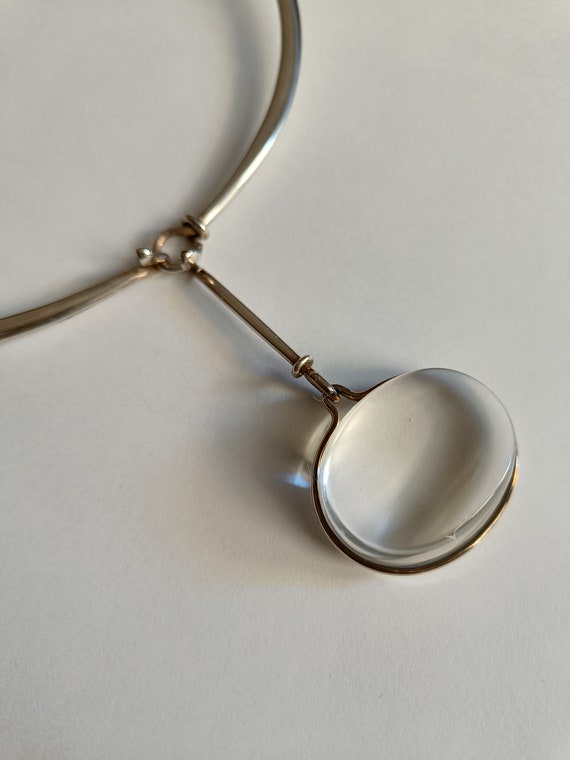 Vivianna Torun Georg Jensen Dew Drop Necklace wit… - image 1