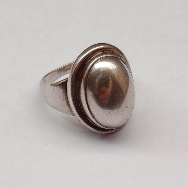 Georg Jensen Silver Ring 46A Design by Harald Nielsen. Denmark 1930s - Georg Jensen Jewelry