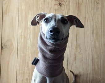 DILLON - Mocha Anti Pill Polar Fleece Sighthound Snood