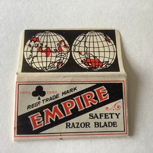 Vintage Razor Blade & Wrapper 'Empire' England
