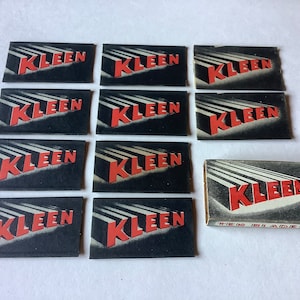 WW11 フルパックカミソリ刃「Kleen」戦時経済パッケージ